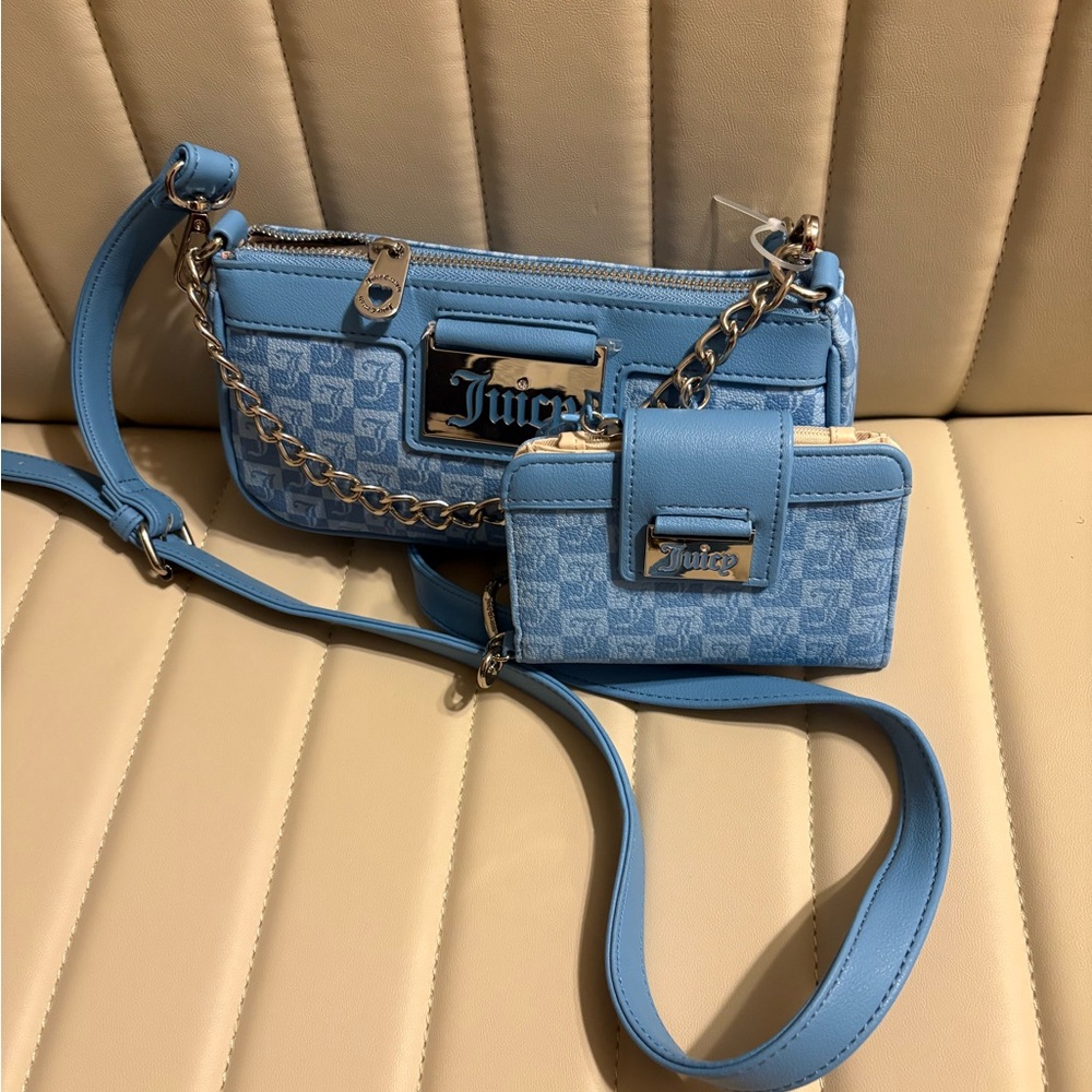 Juicy Couture Purse & Wallet Set